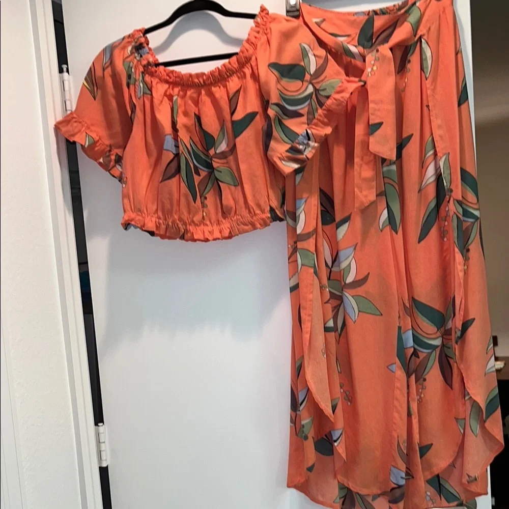 NWOTs Lascana 2 Piece Leisurewear Beach  Cover Up - Picture 2 of 7